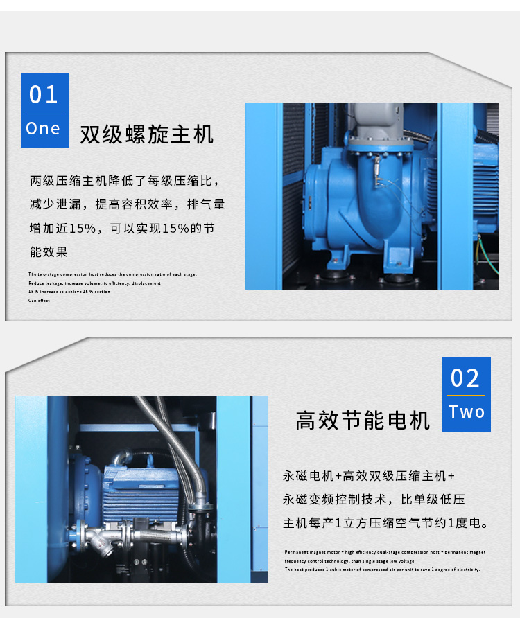 LDM系列-两级压缩低压永磁螺杆空压机